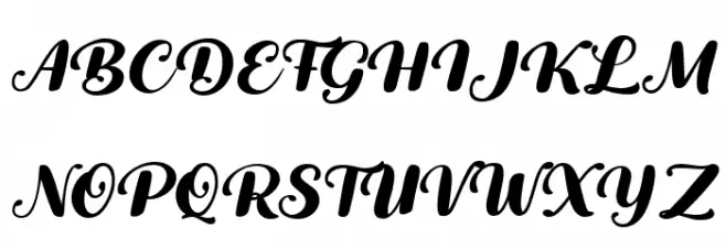 Captain Blackjack Font Litere mari