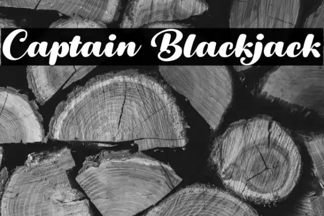 Captain Blackjack Font examples