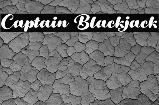Captain Blackjack Font examples