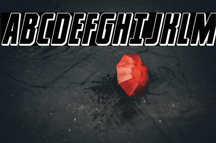 Captain Canaveral 3D Italic Example 1