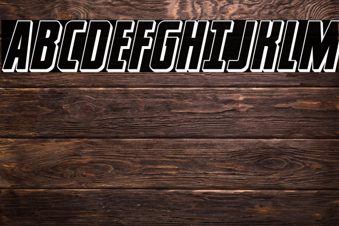 Captain Canaveral 3D Italic Example 3