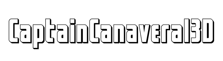 Captain Canaveral 3D  baixar fontes gratis
