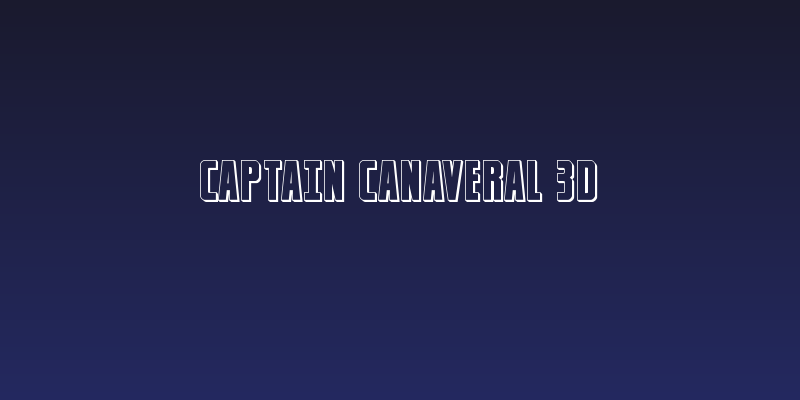 Captain Canaveral 3D Social Header