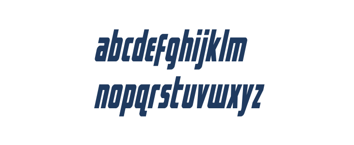 Captain Canaveral Condens Ital Lowercase