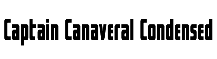 Captain Canaveral Condensed  Frei Schriftart Herunterladen