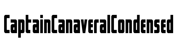 Captain Canaveral Condensed  フリーフォントのダウンロード