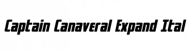 Captain Canaveral Expand Ital  les polices de caractères gratuit tlcharger