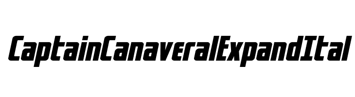 Captain Canaveral Expand Ital  les polices de caractères gratuit tlcharger