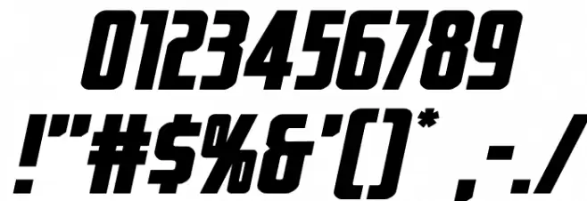 Captain Canaveral Expand Ital Font OTHER CHARS