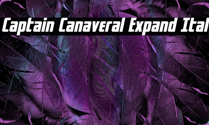 Captain Canaveral Expand Ital Example 3