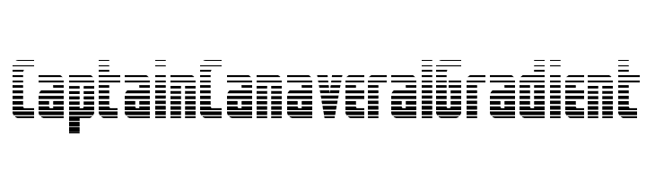 Captain Canaveral Gradient  font caratteri gratis