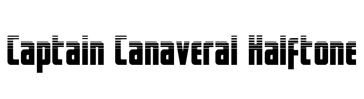 Captain Canaveral Halftone  les polices de caractères gratuit tlcharger