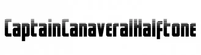 Captain Canaveral Halftone 