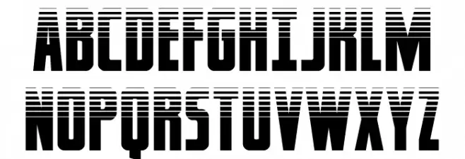 Captain Canaveral Halftone Schriftart Groß