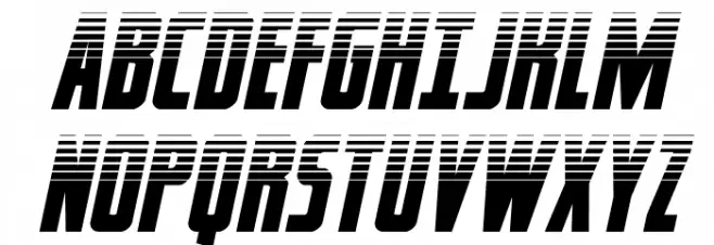 Captain Canaveral HalftoneItal 字体 大写