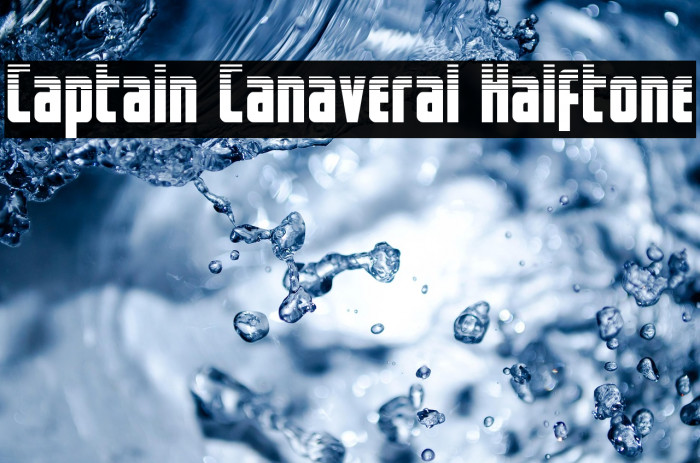 Captain Canaveral Halftone Example 2