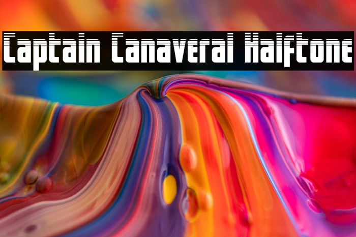 Captain Canaveral Halftone Example 3