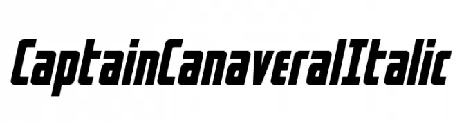 Captain Canaveral Italic  Fuentes Gratis Descargar