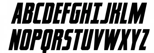Captain Canaveral Italic Шрифта ВЕРХНИЙ