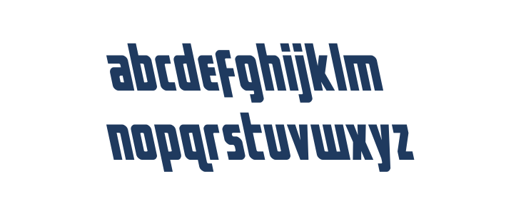 Captain Canaveral Leftalic Lowercase