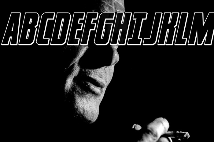 Captain Canaveral Outline Ital Example 2