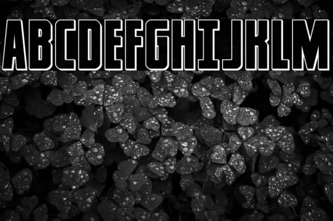 Captain Canaveral Outline Font examples