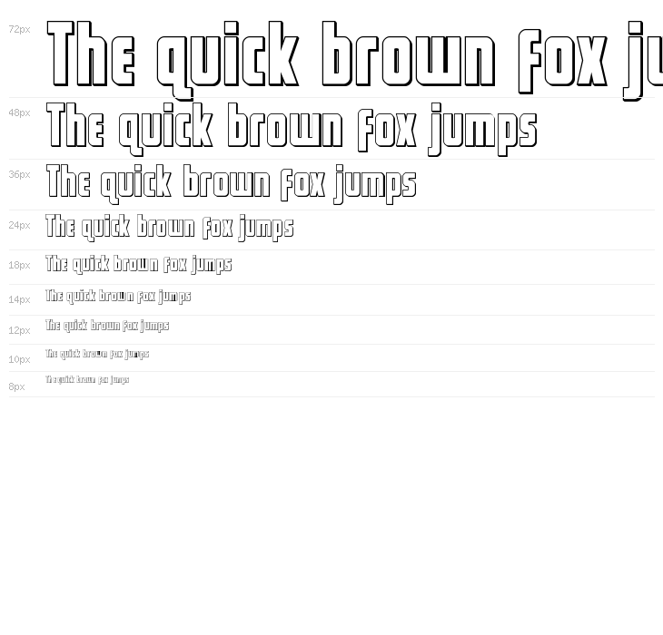 Captain Canaveral Outline Waterfall