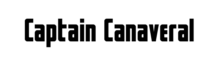 Captain Canaveral  Descarca Fonturi Gratis