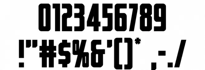 Captain Canaveral Font OTHER CHARS