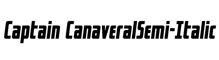 Captain CanaveralSemi-Italic  Fuentes Gratis Descargar