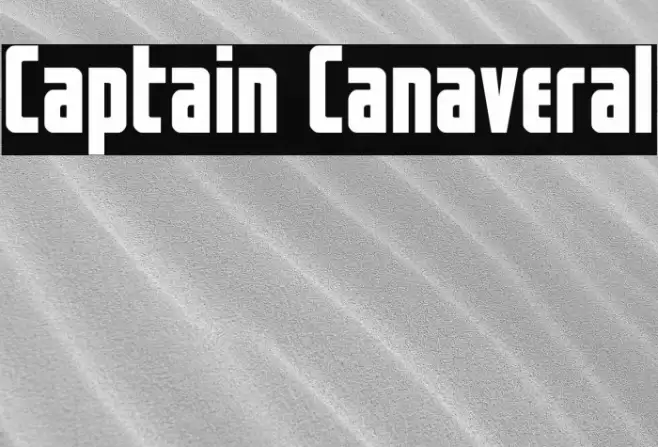 Captain Canaveral Font examples