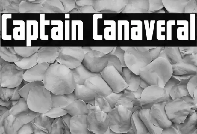 Captain Canaveral Font examples