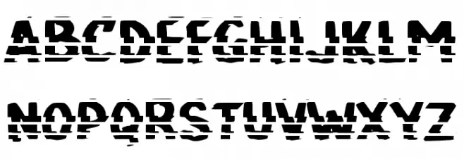 Captain Glitch Шрифта ВЕРХНИЙ