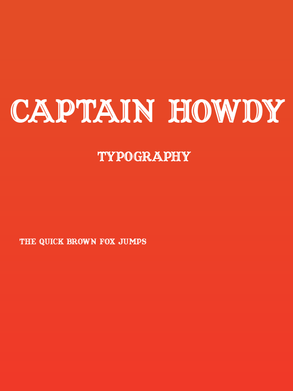 Captain Howdy Poster