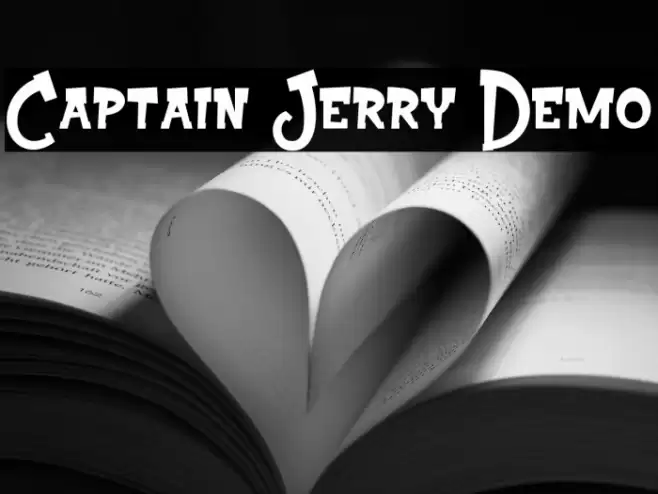 Captain Jerry Demo Font examples