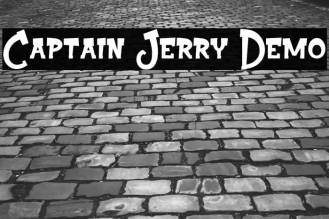 Captain Jerry Demo Font examples