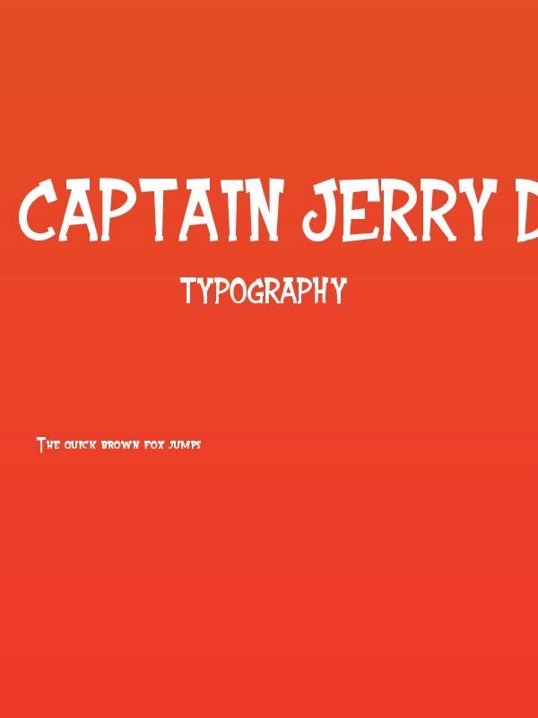 Captain Jerry Demo Poster