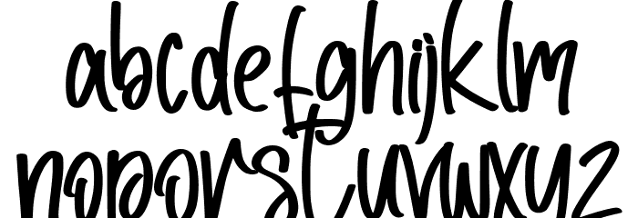 Captain Kangaroo - Personal Use Font LOWERCASE