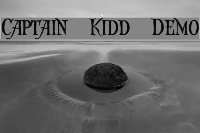 Captain Kidd Demo Caratteri examples
