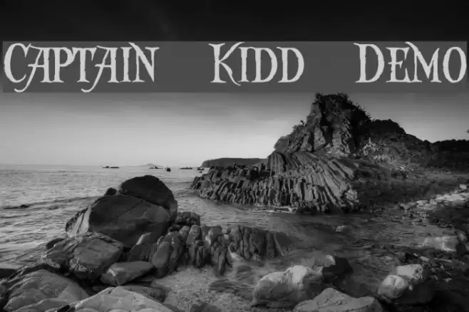 Captain Kidd Demo Caratteri examples