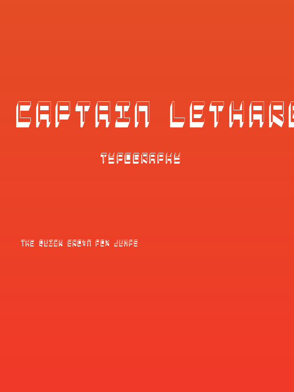 Captain Lethargic Poster