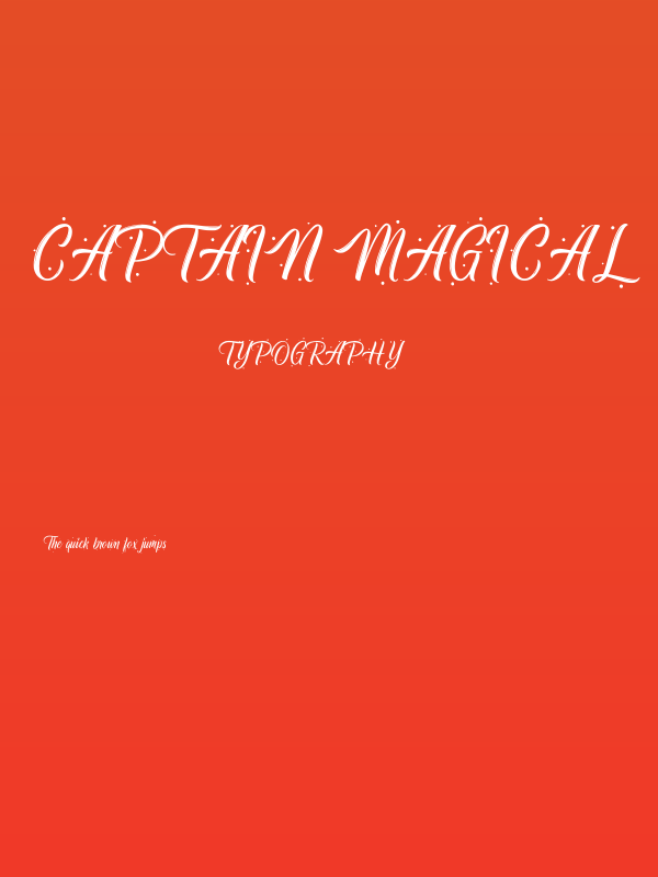 Captain Magical Poster