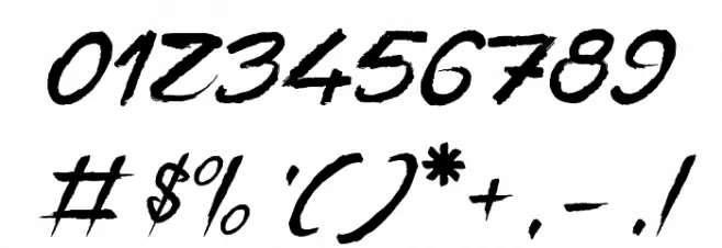 Captain Redemption Font OTHER CHARS