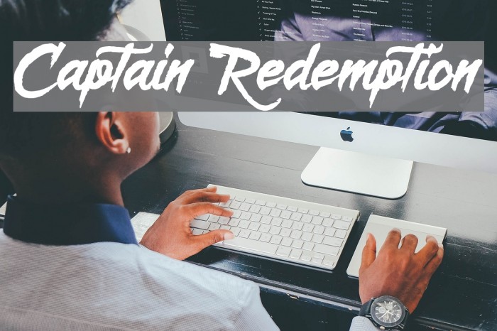 Captain Redemption Fonte examples