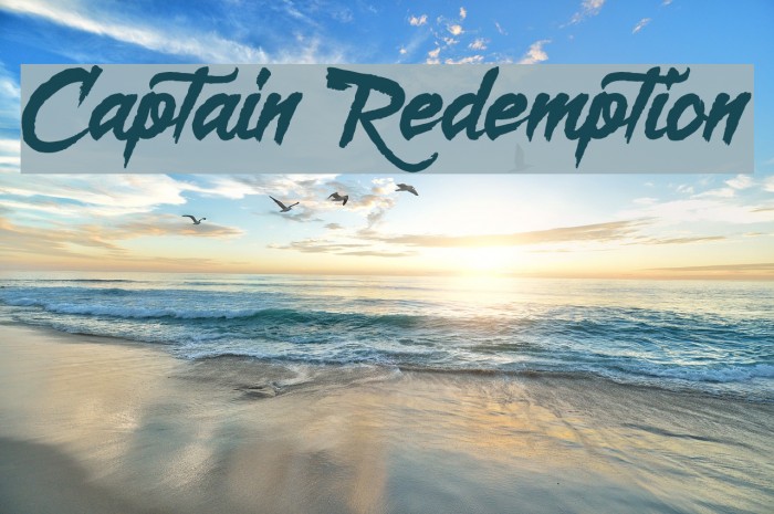 Captain Redemption Fonte examples