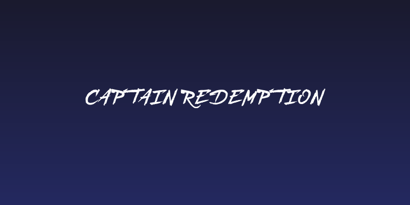 Captain Redemption Social Header