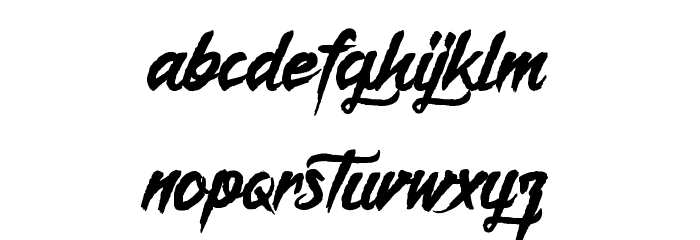 Captain Redemption Font LOWERCASE