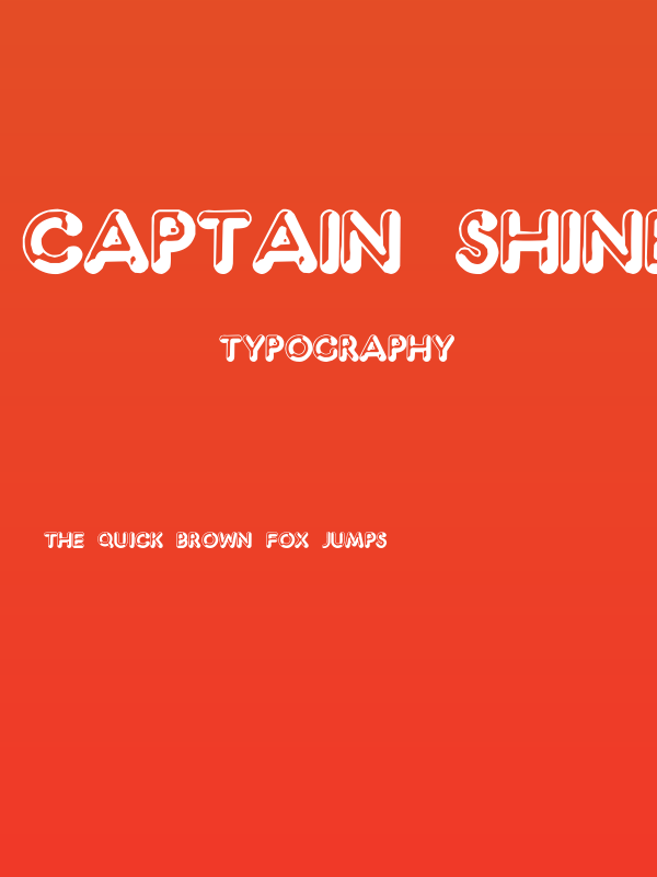 Captain Shiner Poster