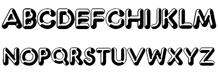 Captain Shiner Font LOWERCASE