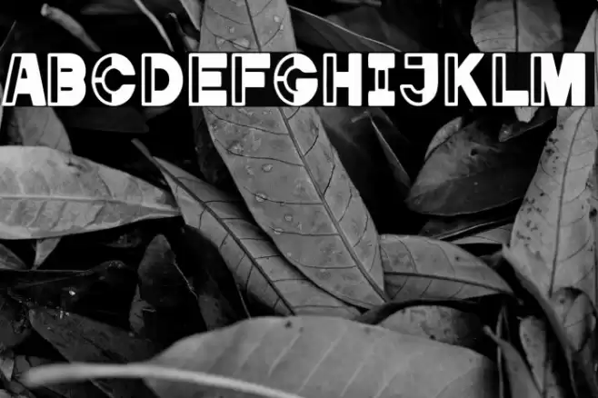 Captain Stencil Font examples